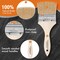 Chip Brush 1inch Bulk 24Ea Disposable Paint Brushes Cheap Natural Bristle Paint Brushes for Glue, Varnish,Wood Stain,Furniture Paint Brush,Painting Walls